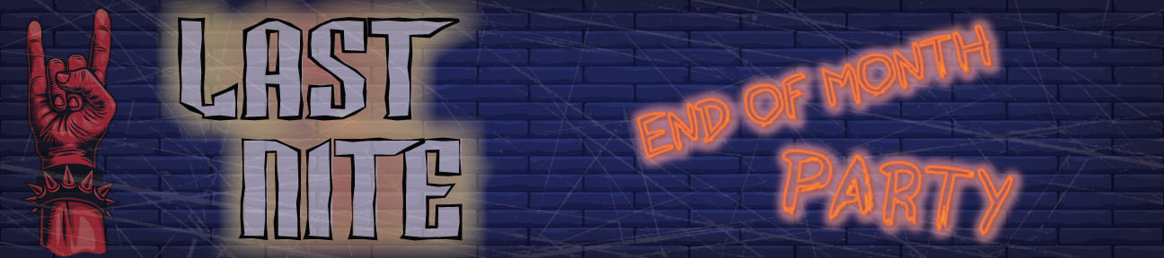 End of Month Party Header Image