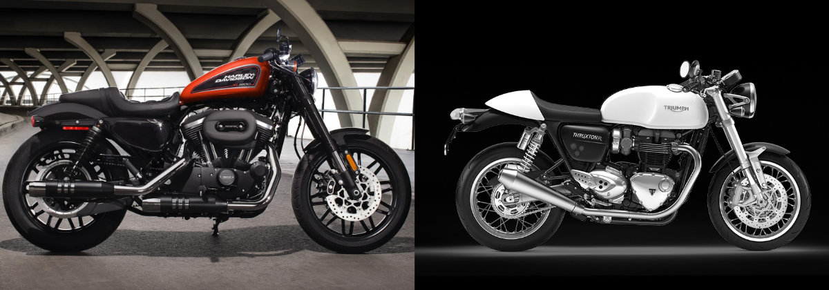 2020 Harley-Davidson Roadster vs Triumph Thruxton R near Atlanta